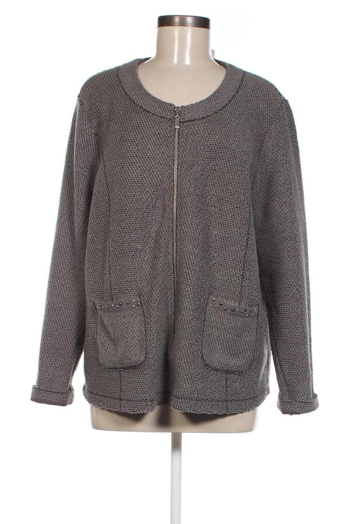 Damen Strickjacke Gina Laura, Größe XL, Farbe Grau, Preis € 13,49