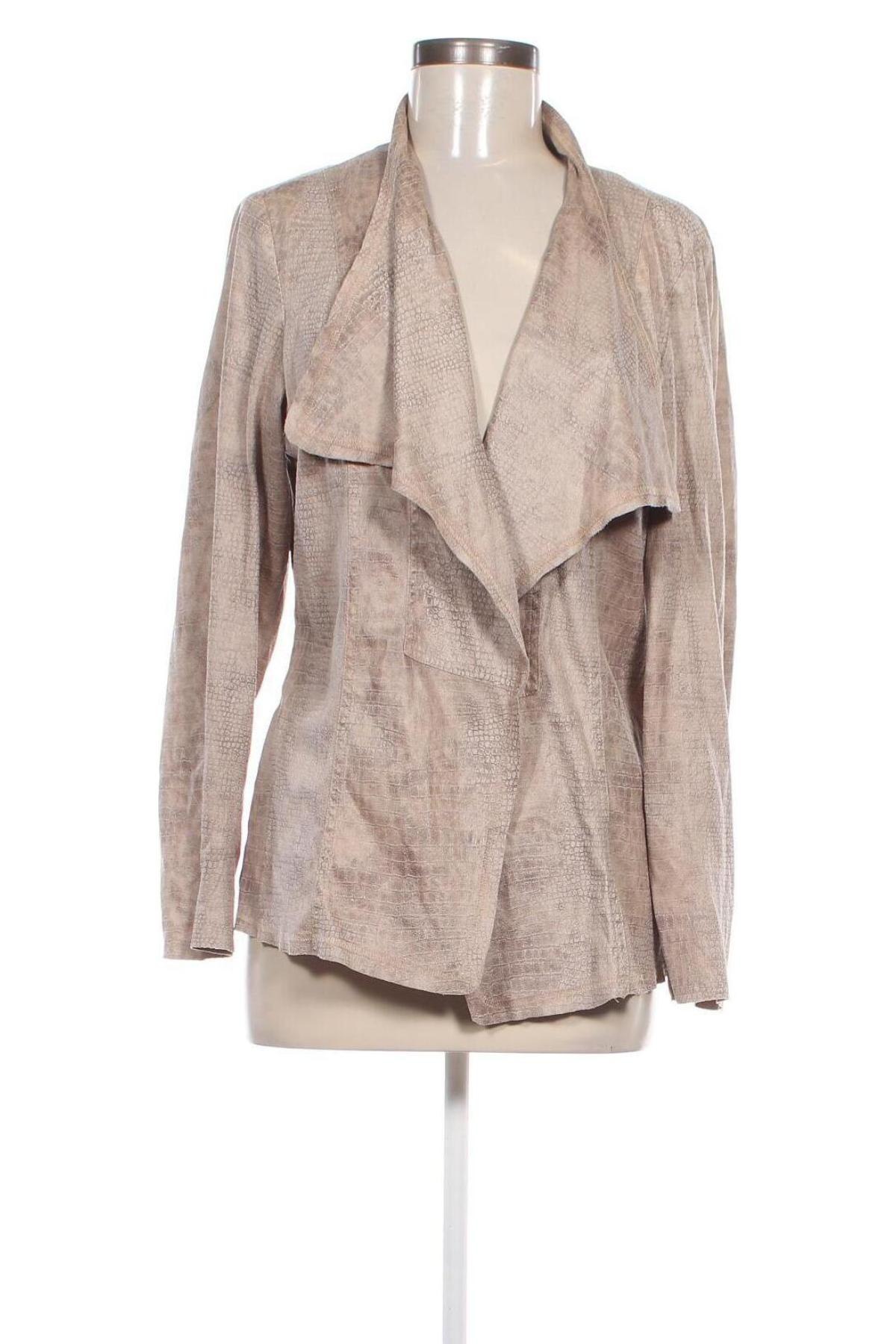 Damen Strickjacke Laura Torelli, Größe L, Farbe Beige, Preis 6,99 €