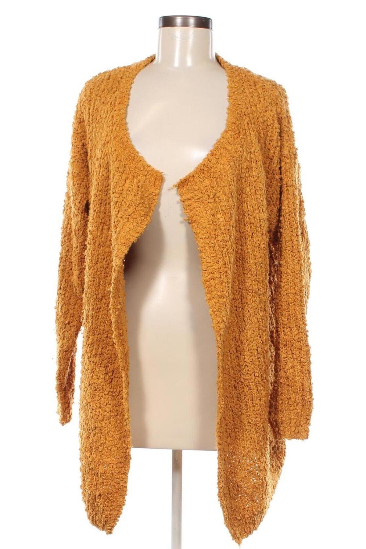 Cardigan de damă Laura Torelli, Mărime L, Culoare Galben, Preț 95,99 Lei