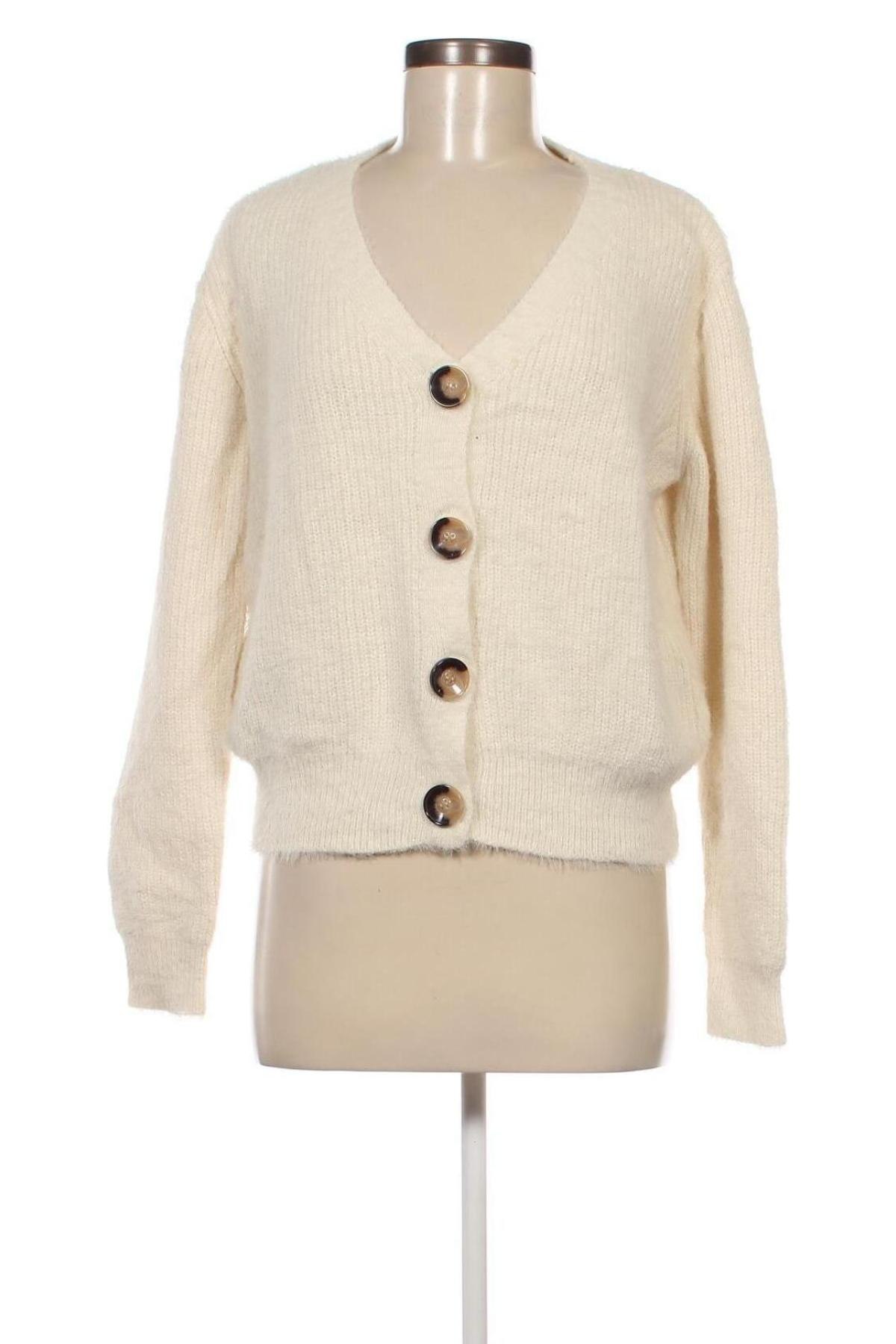 Cardigan de damă Lola Liza, Mărime L, Culoare Ecru, Preț 134,99 Lei