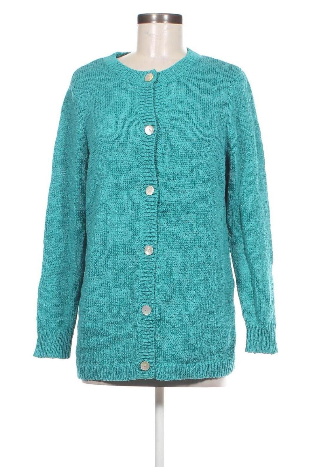 Damen Strickjacke Madeleine, Größe M, Farbe Grün, Preis 43,49 €