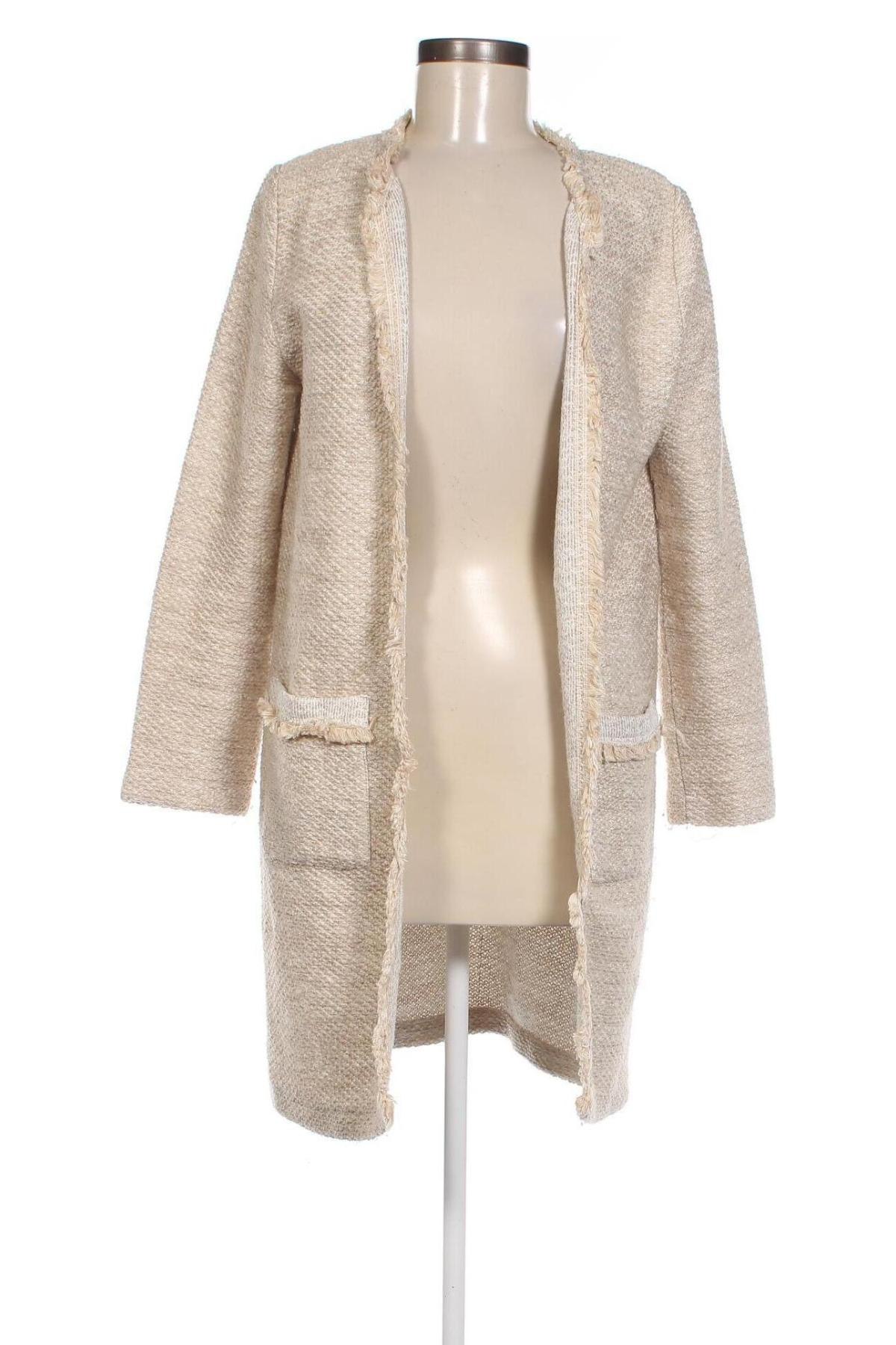 Damen Strickjacke Mango, Größe S, Farbe Beige, Preis 18,99 €