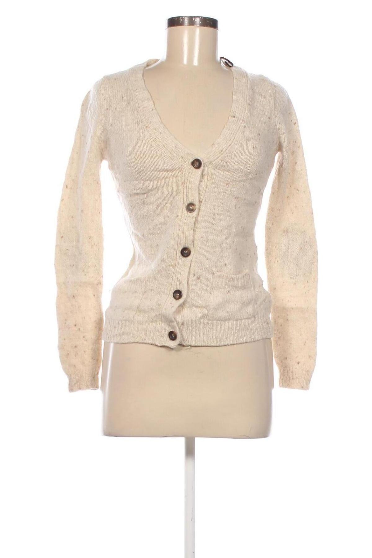 Cardigan de damă Massimo Dutti, Mărime S, Culoare Ecru, Preț 203,99 Lei