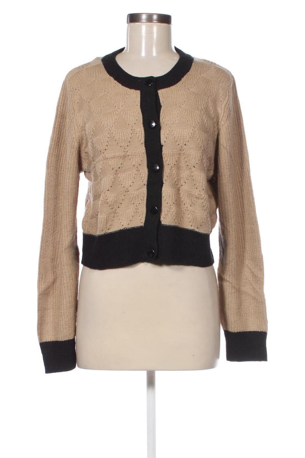 Damen Strickjacke Sisley, Größe M, Farbe Beige, Preis 43,49 €