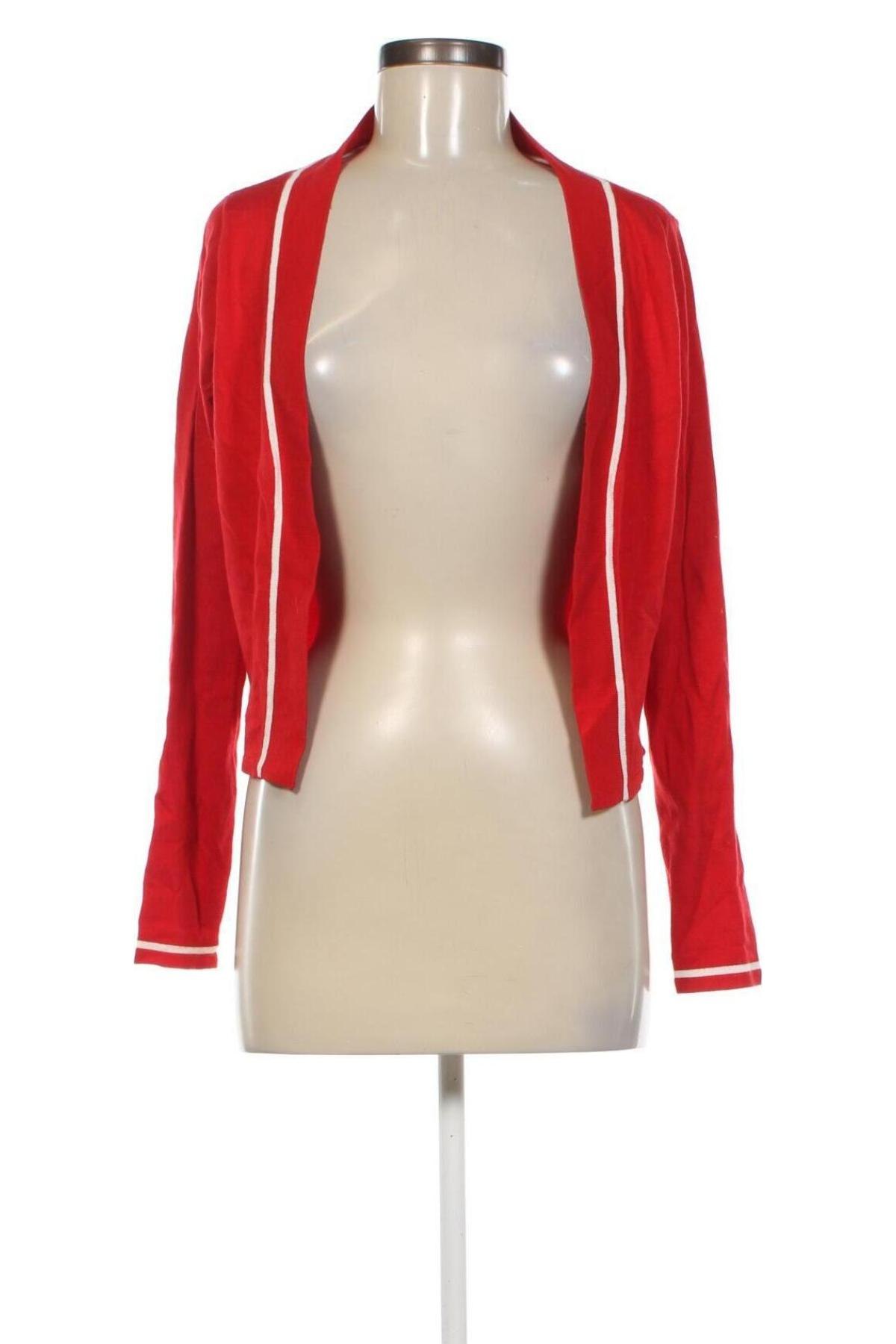 Damen Strickjacke Smashed Lemon, Größe M, Farbe Rot, Preis 21,99 €