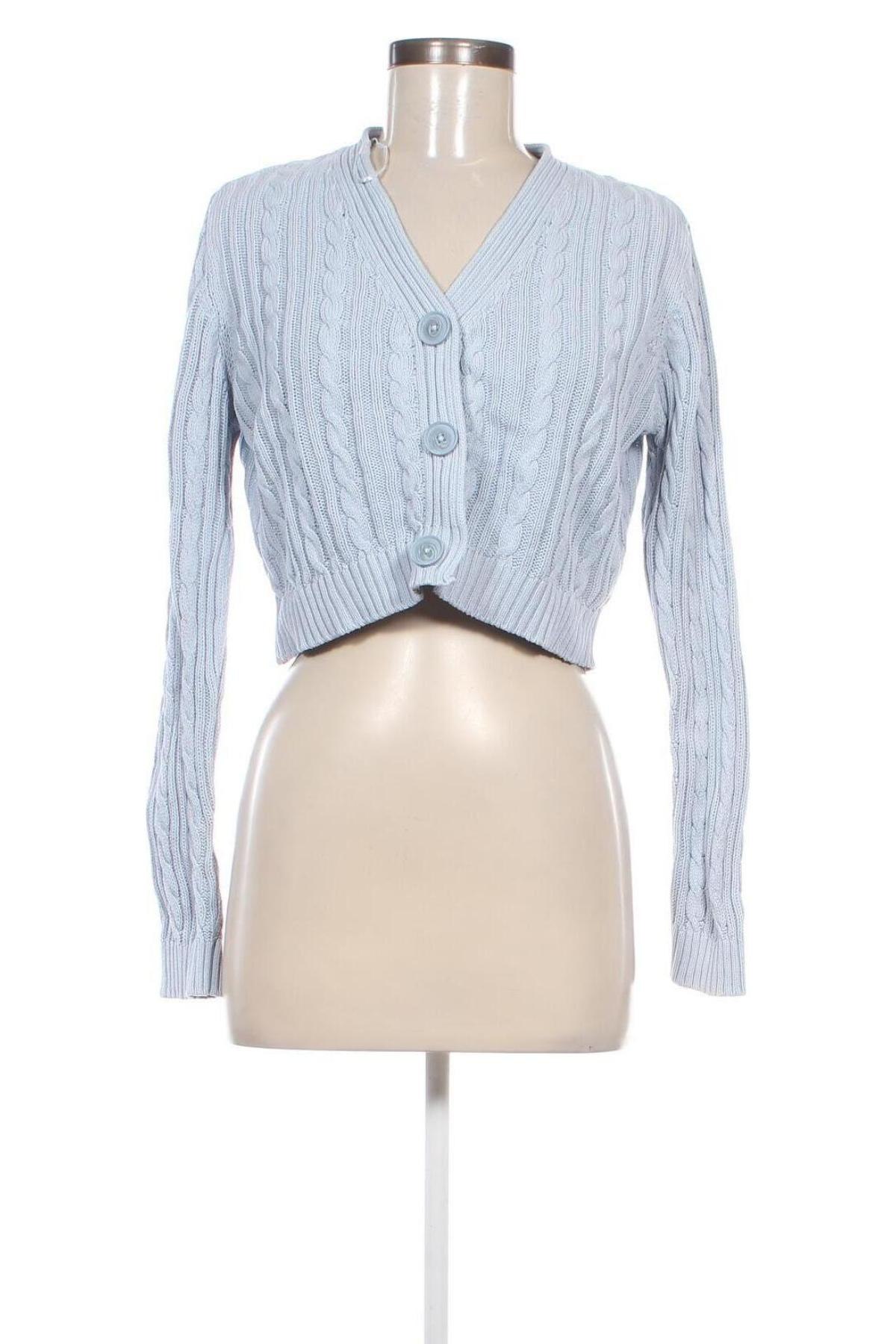 Cardigan de damă Stradivarius, Mărime S, Culoare Albastru, Preț 48,99 Lei