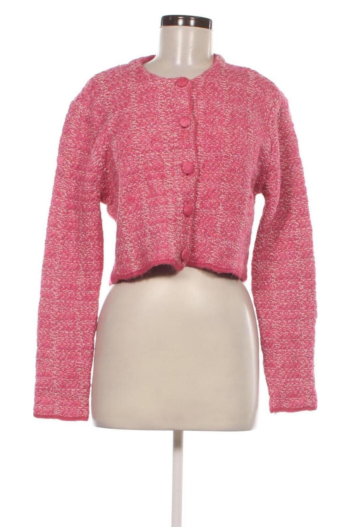 Damen Strickjacke Zara, Größe L, Farbe Rosa, Preis € 18,99