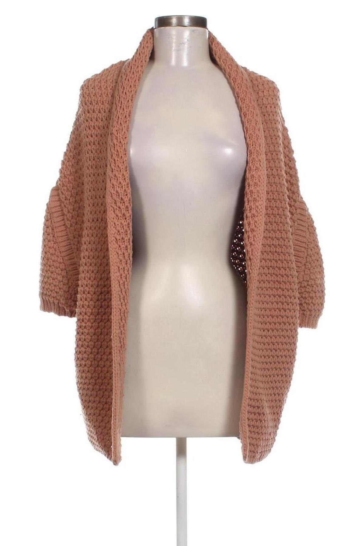 Cardigan de damă Zara, Mărime M, Culoare Maro, Preț 69,82 Lei