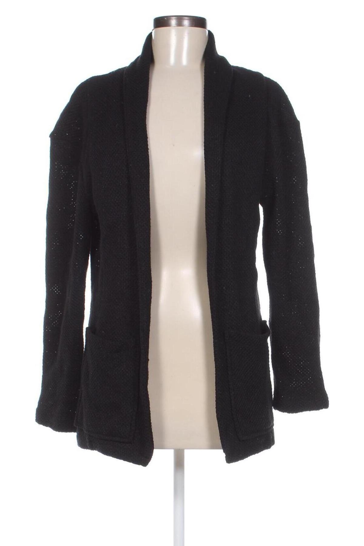 Cardigan de damă Zara, Mărime M, Culoare Negru, Preț 88,99 Lei