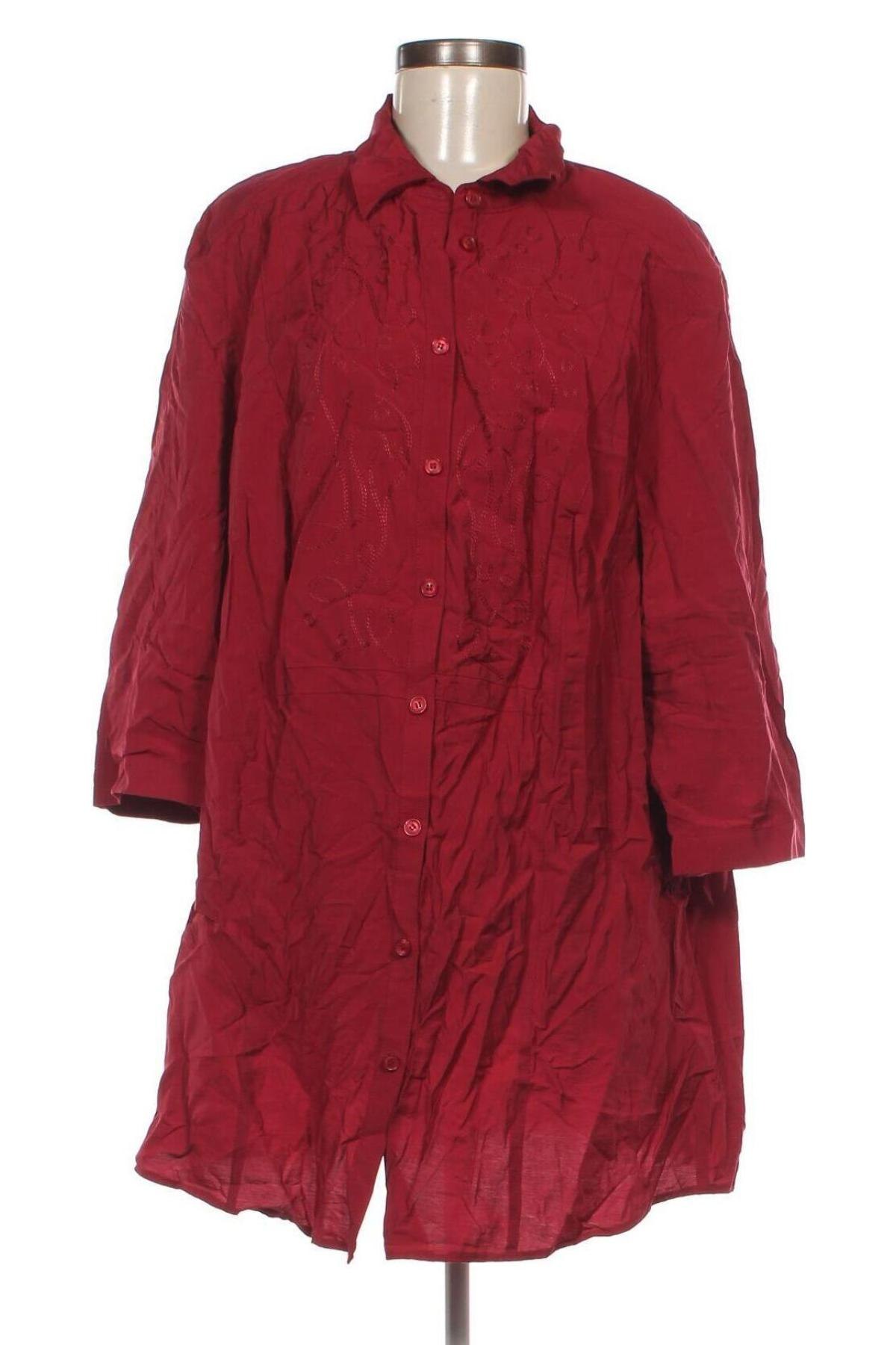 Damenbluse Samoon By Gerry Weber, Größe XXL, Farbe Rot, Preis 28,99 €