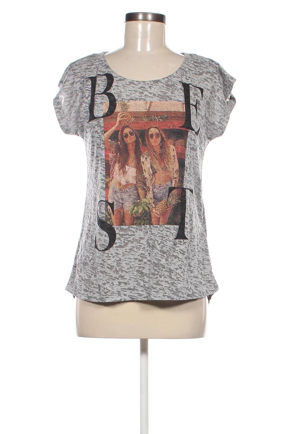 Damen T-Shirt Geisha, Größe L, Farbe Grau, Preis € 5,99