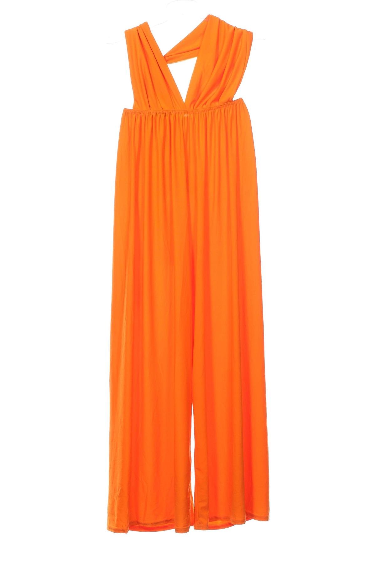 Langer Damen-Overall, Größe S, Farbe Orange, Preis 15,99 €