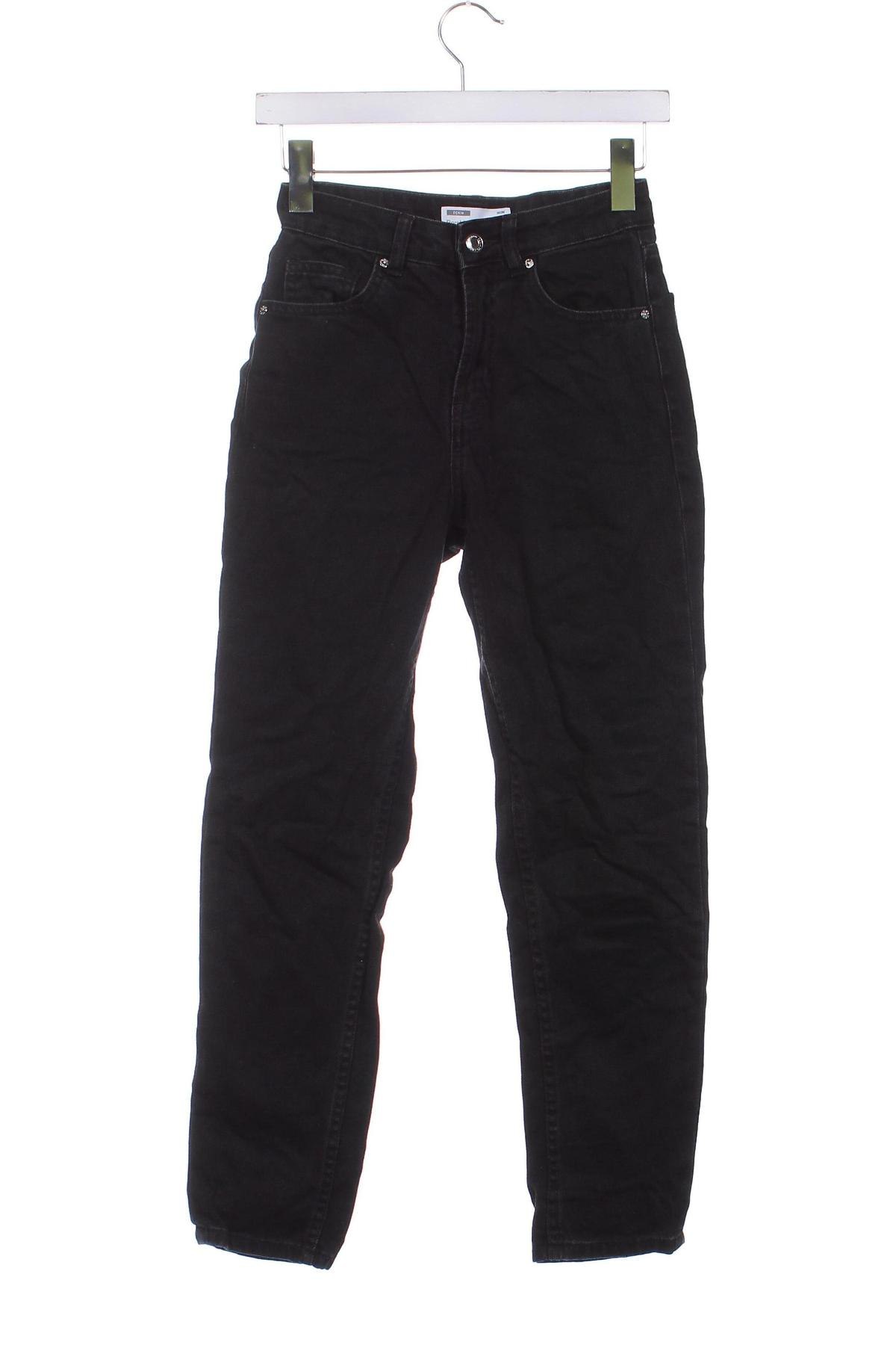 Damen Jeans Bershka, Größe XXS, Farbe Schwarz, Preis 10,49 €