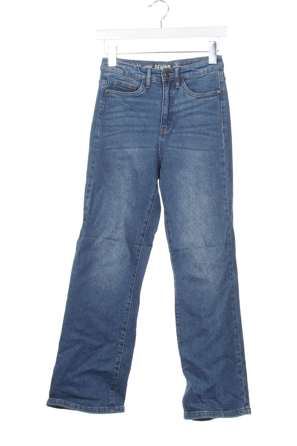 Dámske džínsy  Denim 1953, Veľkosť XXS, Farba Modrá, Cena  6,95 €