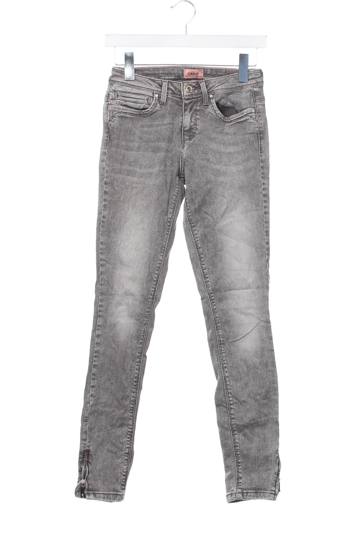 Damskie jeansy ONLY, Rozmiar XS, Kolor Szary, Cena 108,99 zł