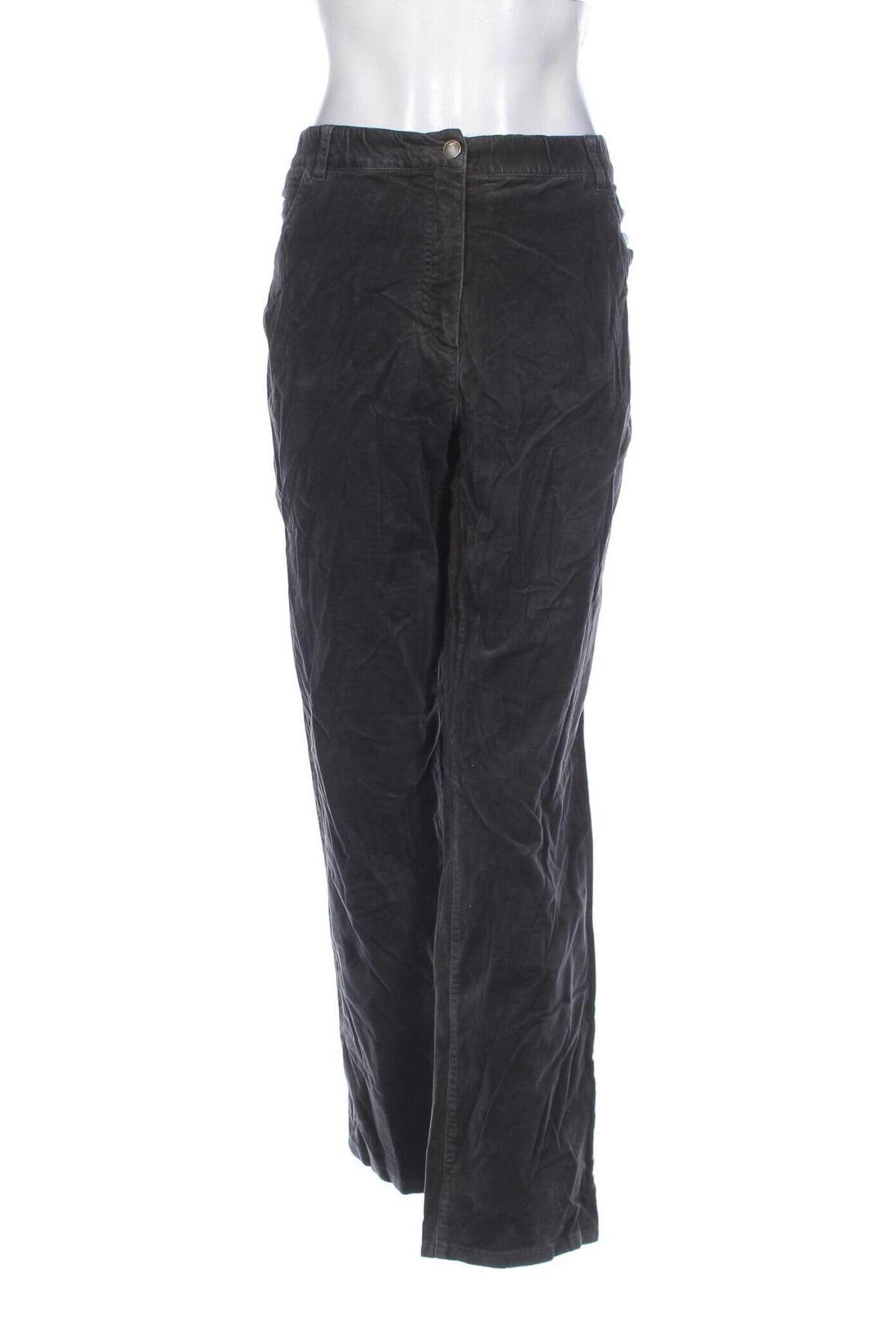 Pantaloni de velvet de femei Walbusch, Mărime XXL, Culoare Gri, Preț 223,99 Lei