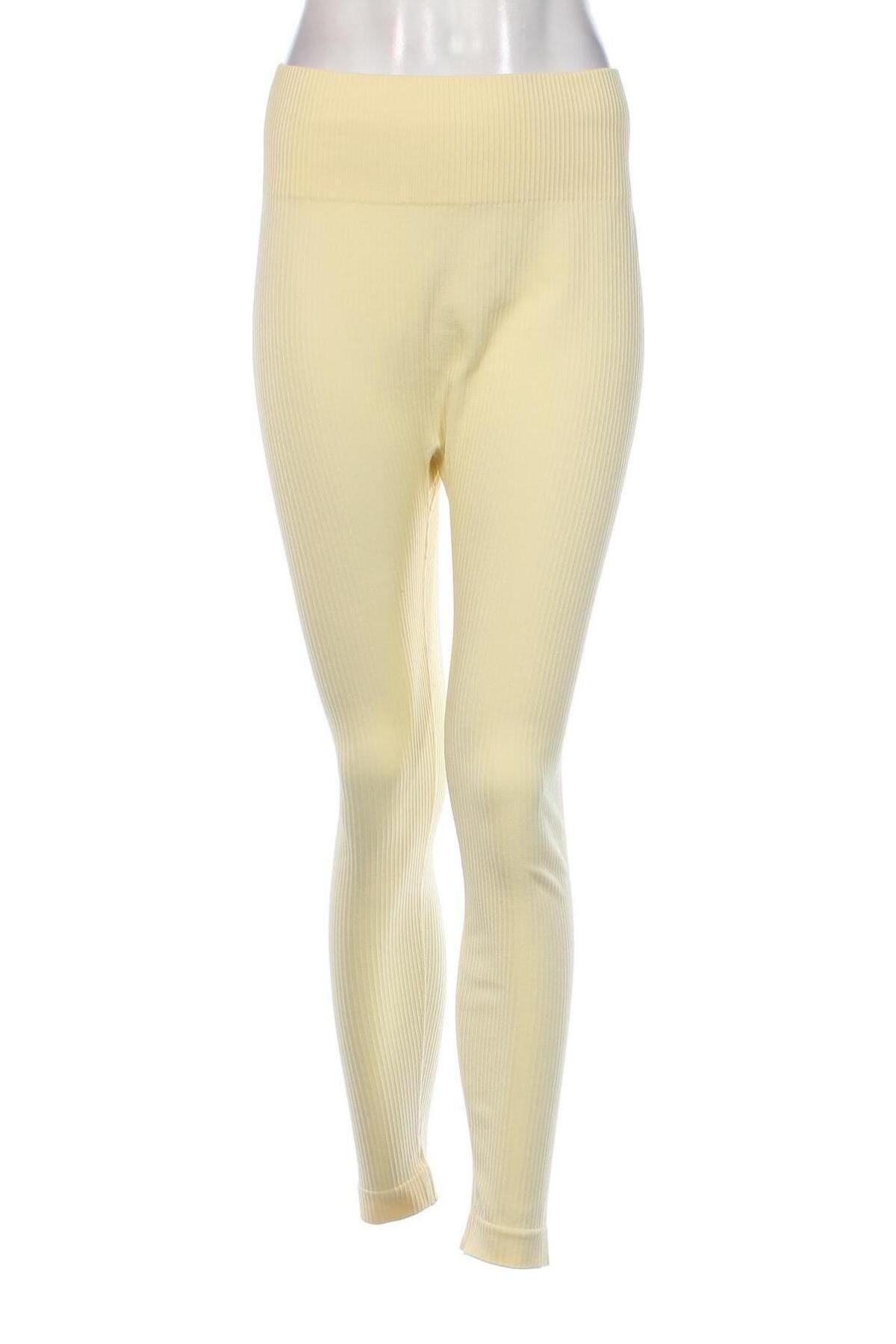 Damskie legginsy Work Out, Rozmiar XL, Kolor Żółty, Cena 131,99 zł