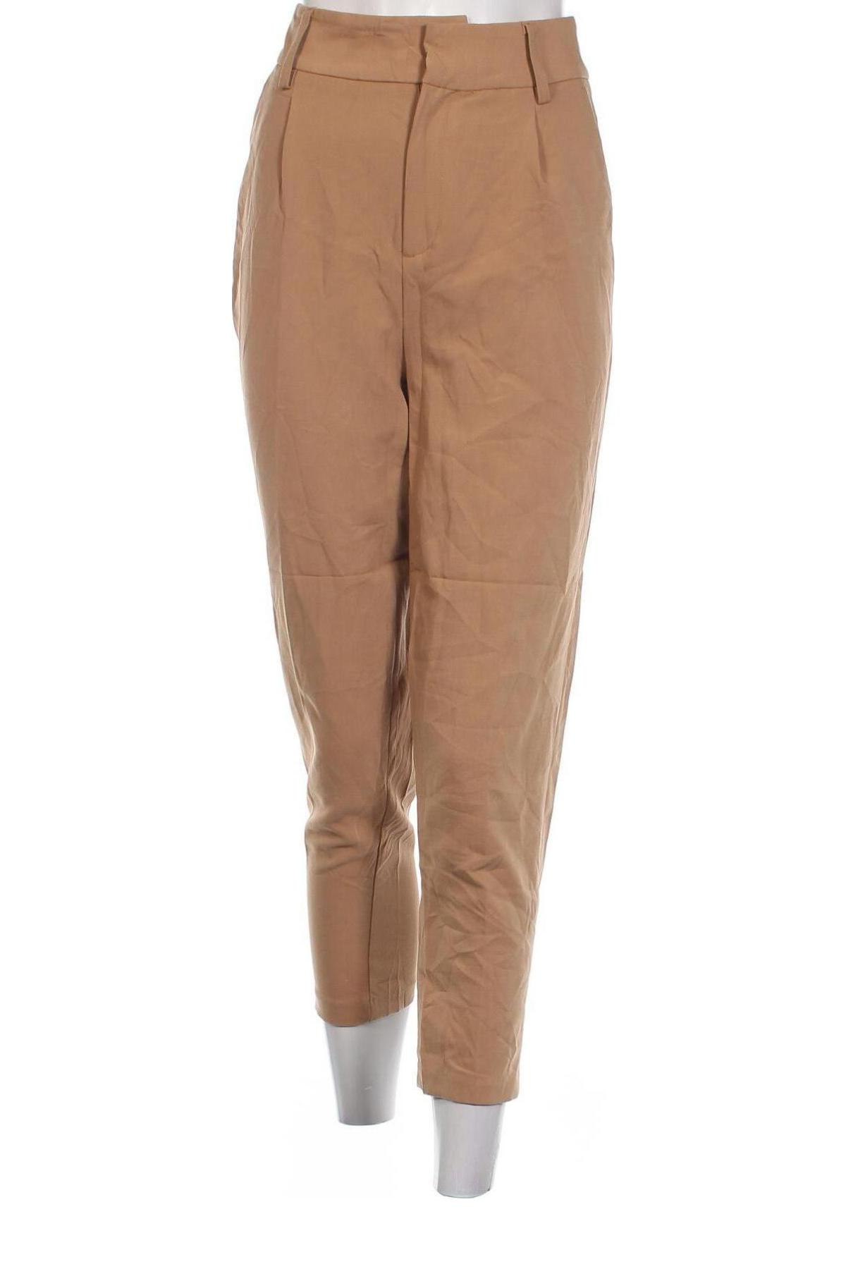 Pantaloni de femei Amisu, Mărime XS, Culoare Bej, Preț 95,99 Lei