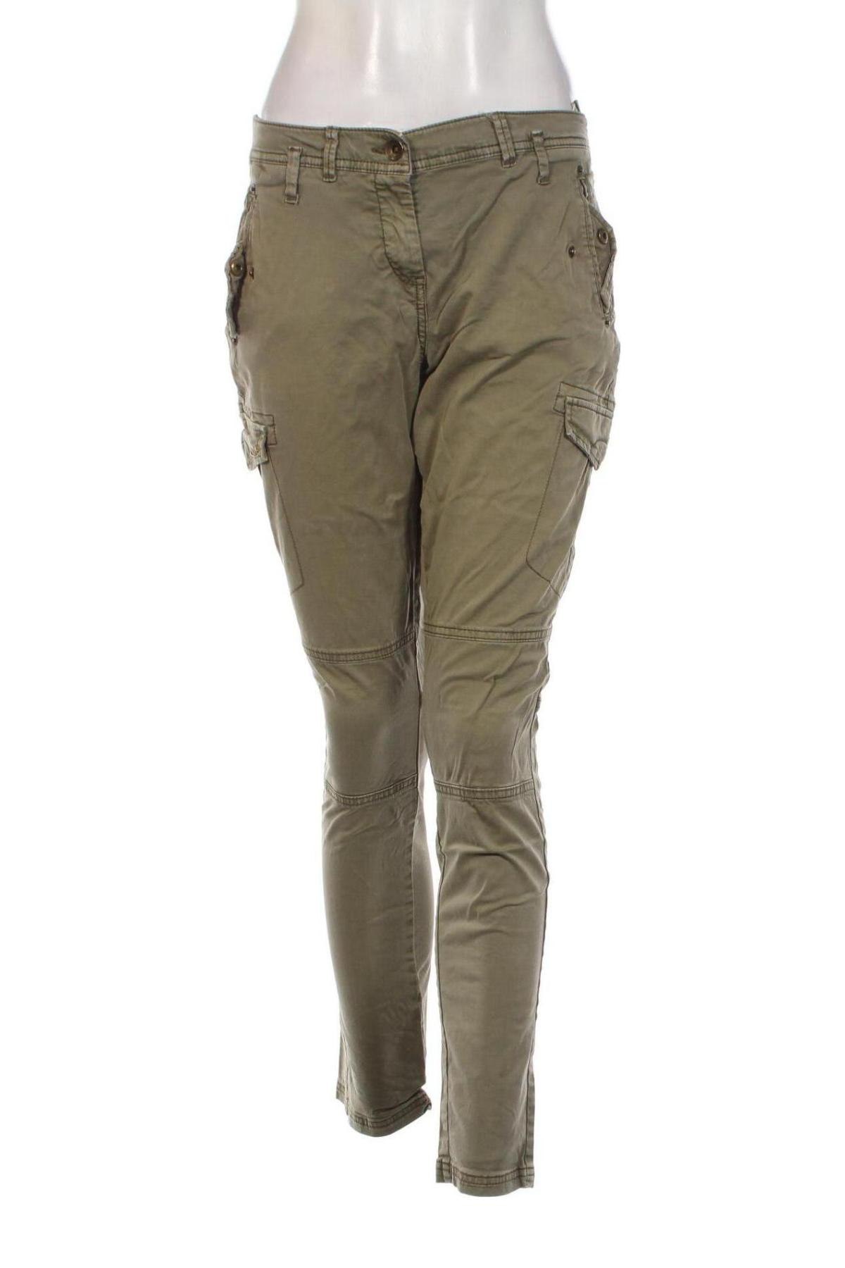 Pantaloni de femei Q/S by S.Oliver, Mărime L, Culoare Verde, Preț 54,99 Lei