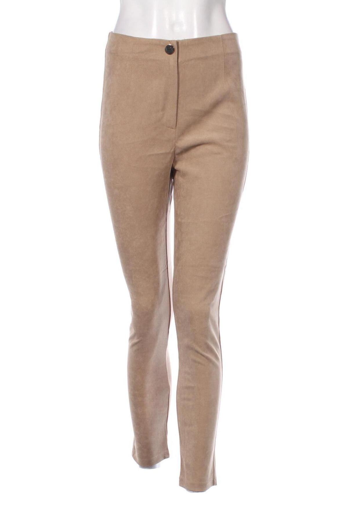 Damenhose Zara, Größe M, Farbe Beige, Preis 18,99 €