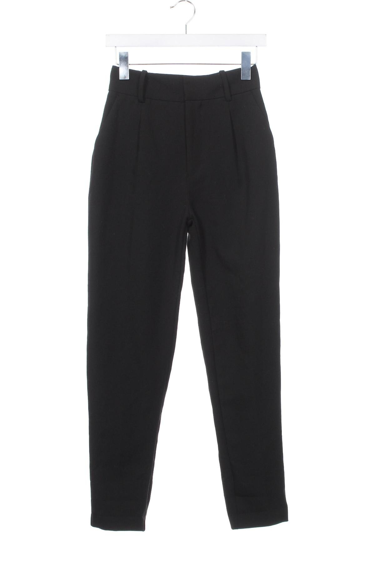 Pantaloni de femei Zara, Mărime XS, Culoare Negru, Preț 114,49 Lei