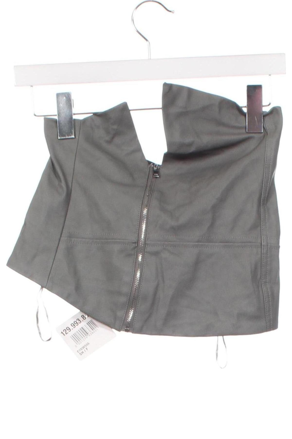 Damentop Bershka, Größe S, Farbe Grau, Preis € 8,99