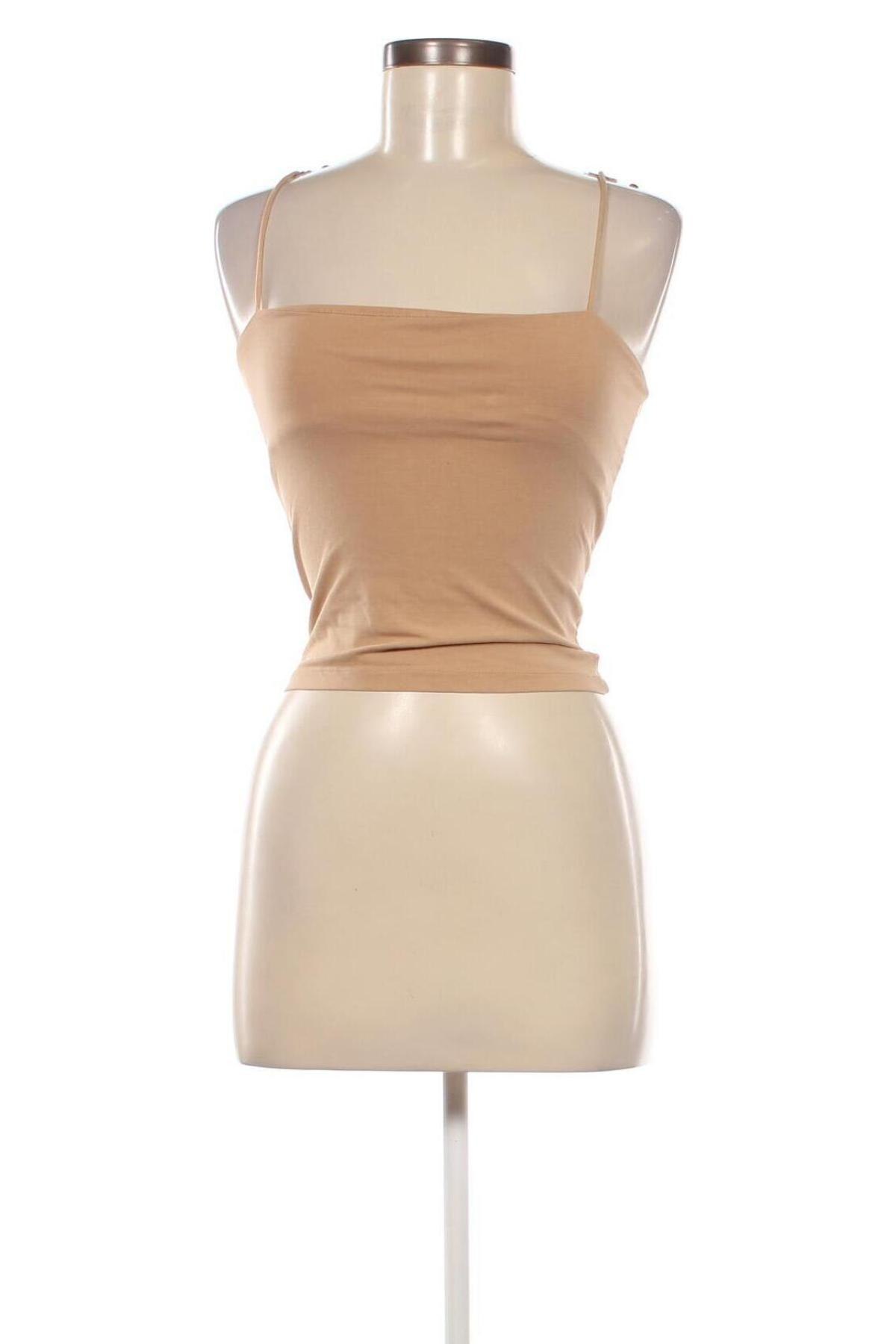 Damentop Gina Tricot, Größe S, Farbe Beige, Preis € 5,99