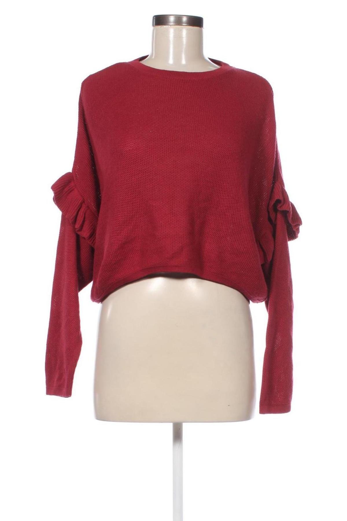 Damenpullover Bershka, Größe XS, Farbe Rot, Preis 20,49 €