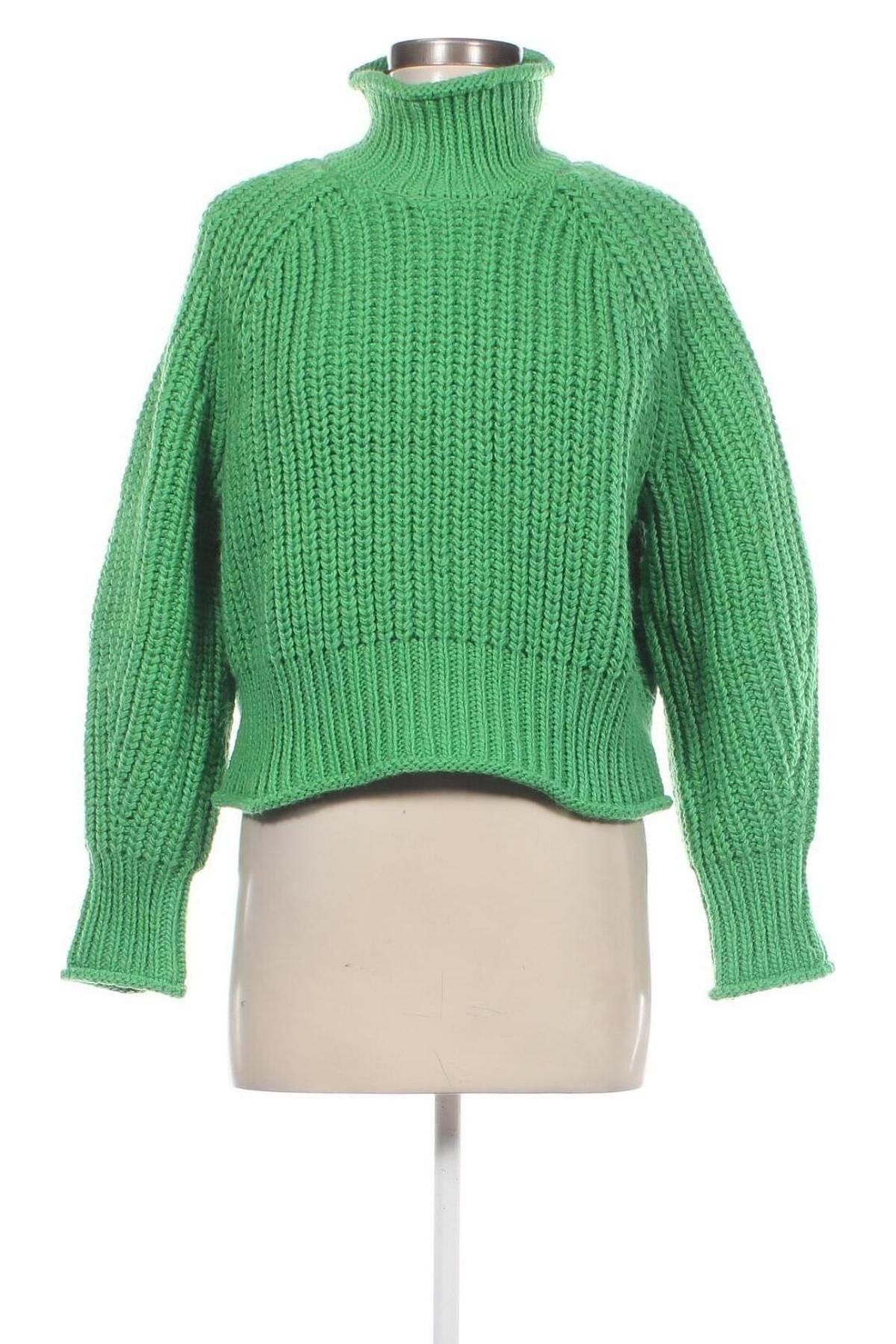 Damski sweter H&M, Rozmiar M, Kolor Zielony, Cena 92,99 zł