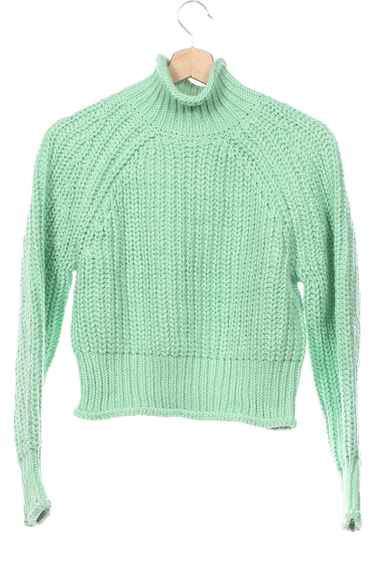 Damski sweter H&M, Rozmiar XS, Kolor Zielony, Cena 92,99 zł