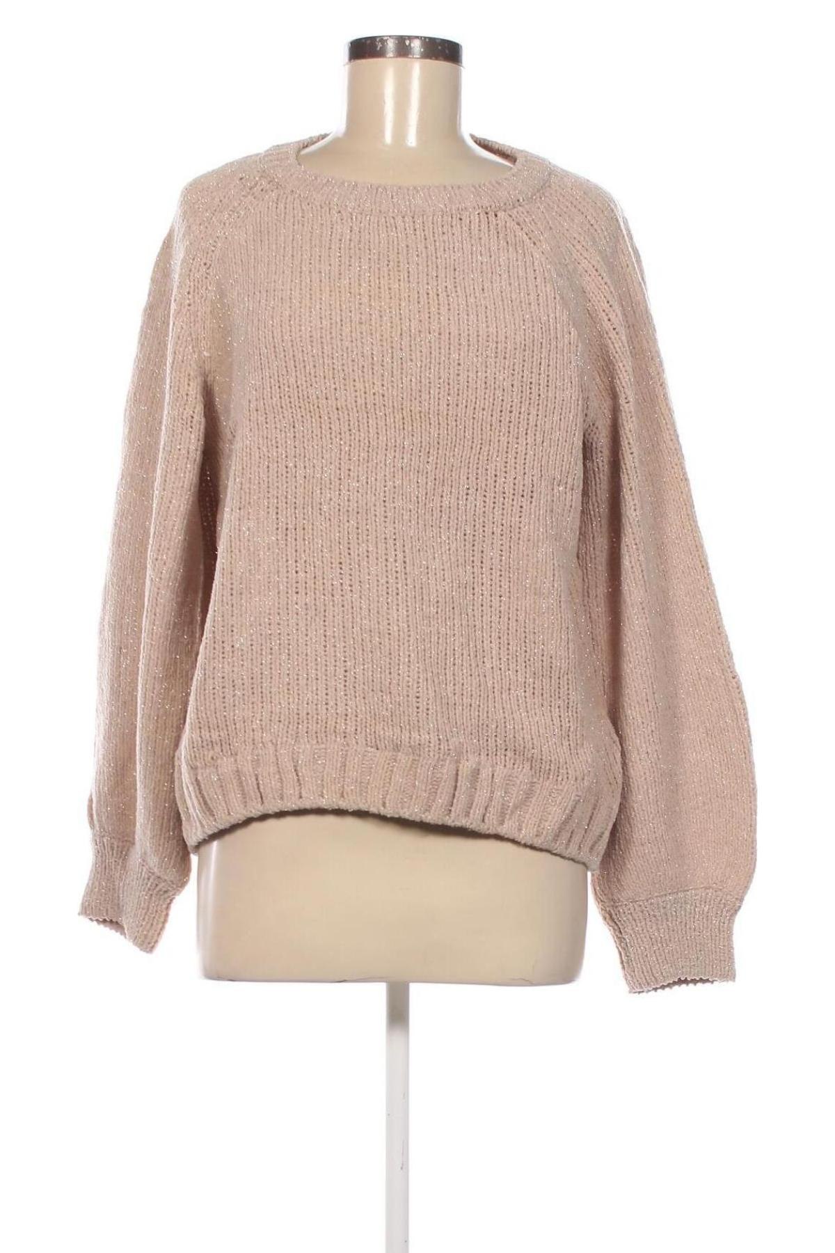 Damski sweter H&M, Rozmiar M, Kolor Beżowy, Cena 92,99 zł