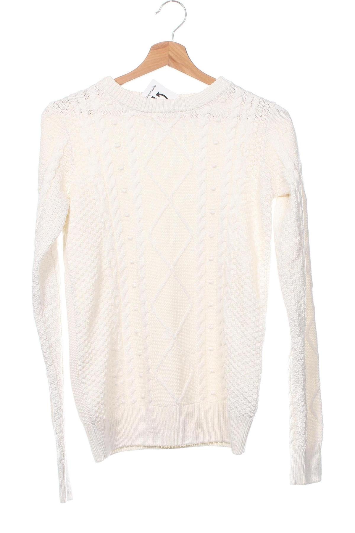 Damenpullover H&M L.O.G.G., Größe XS, Farbe Weiß, Preis 9,99 €