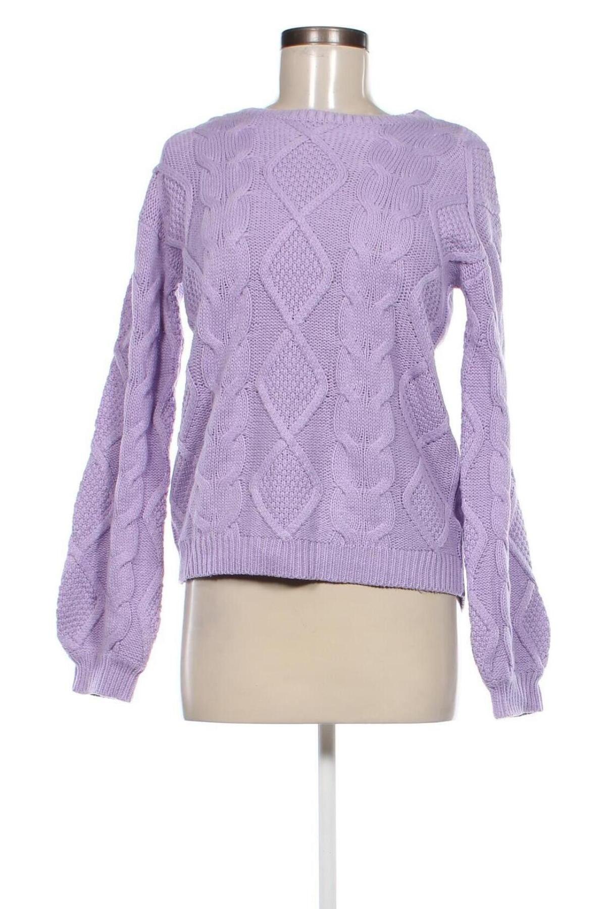 Damski sweter Laura Torelli, Rozmiar XS, Kolor Fioletowy, Cena 92,99 zł