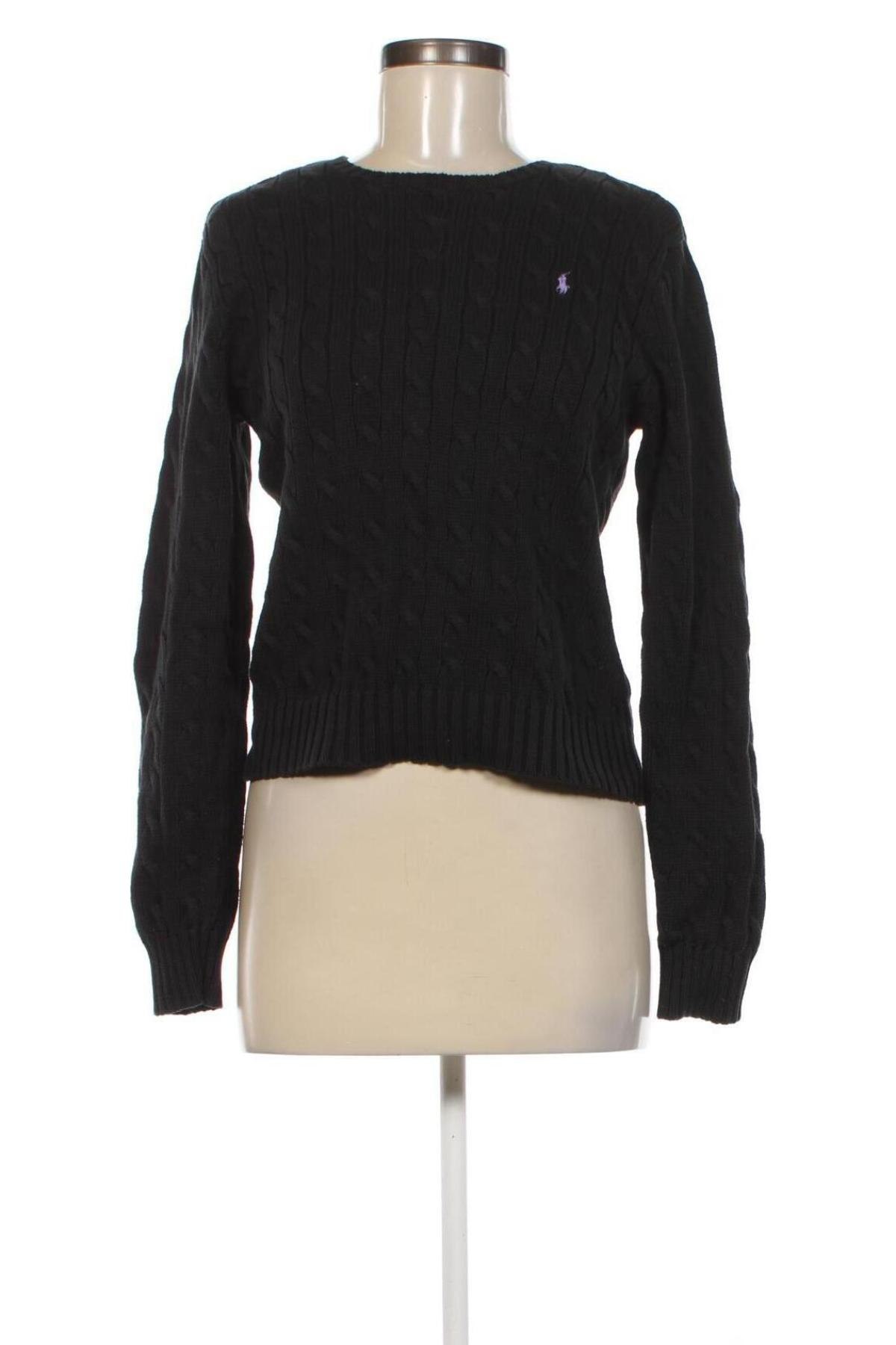 Damski sweter Ralph Lauren, Rozmiar L, Kolor Czarny, Cena 438,99 zł