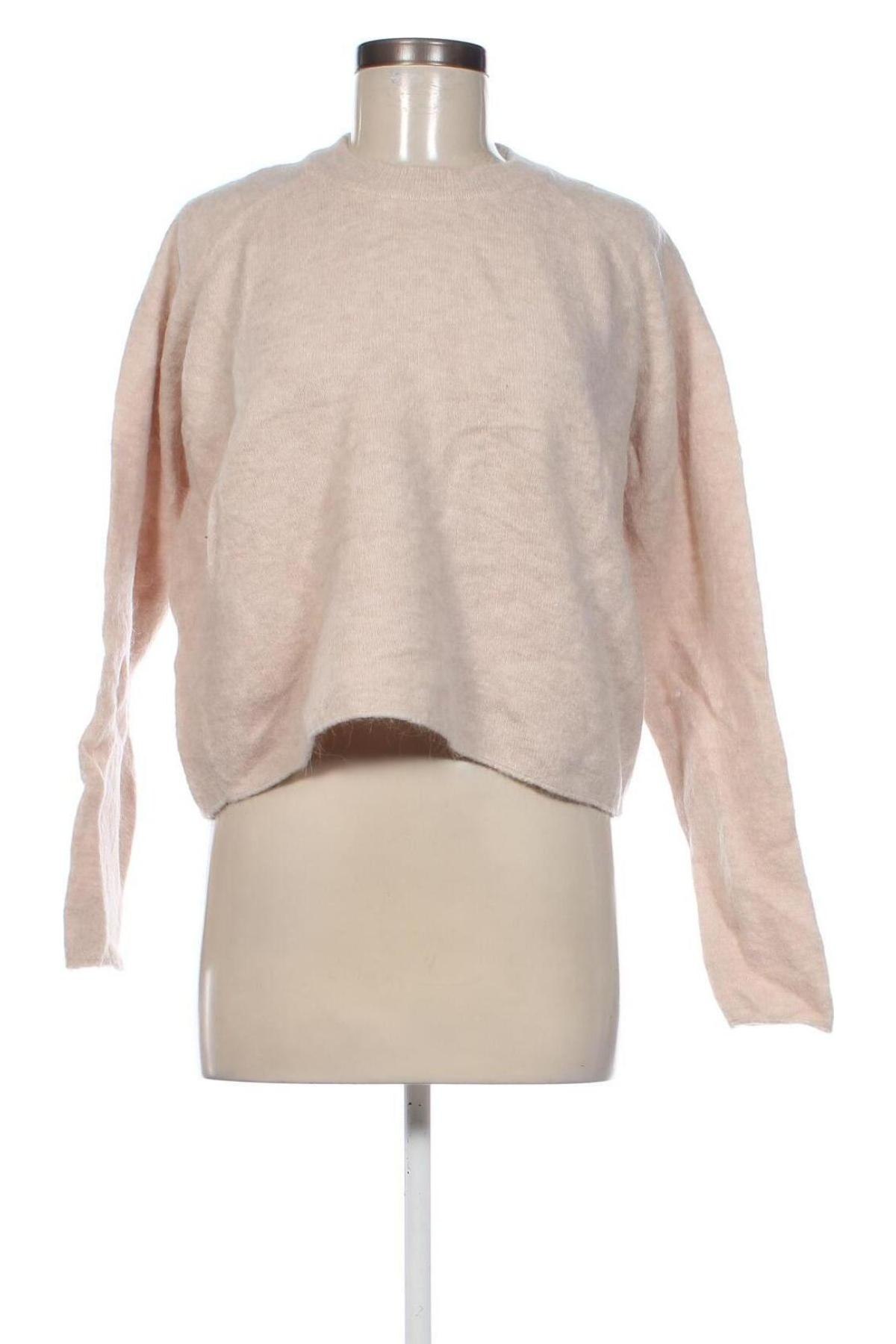 Damenpullover Zara, Größe L, Farbe Beige, Preis 18,99 €