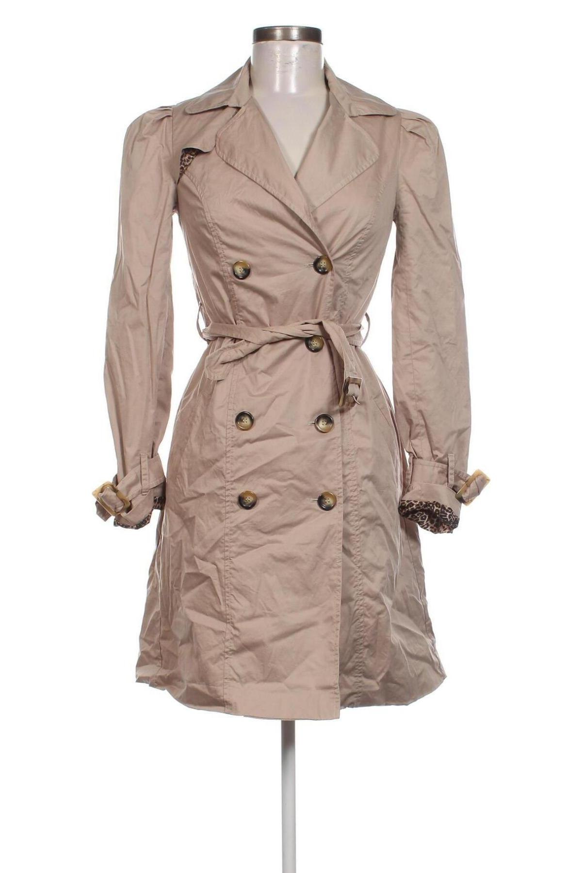 Damen Trenchcoat, Größe S, Farbe Beige, Preis 20,99 €