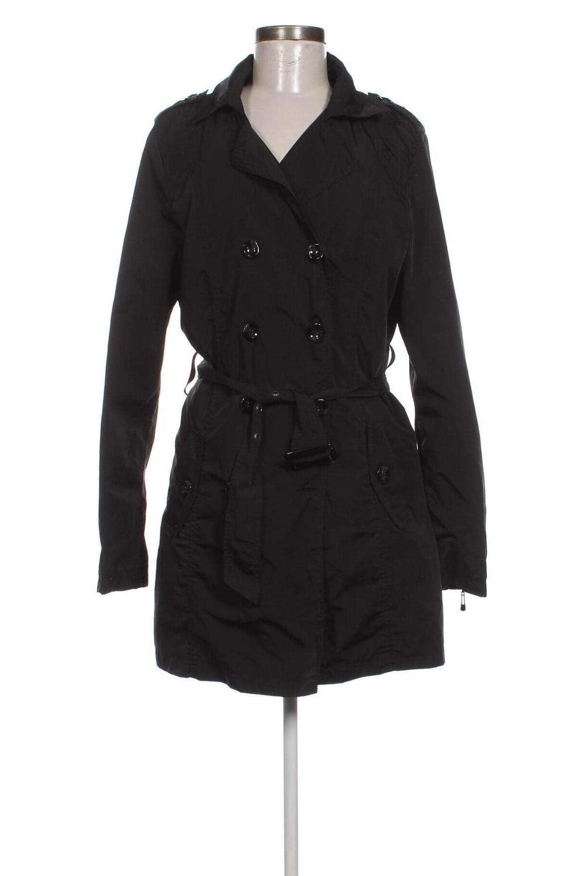 Damen Trenchcoat, Größe XXL, Farbe Schwarz, Preis 24,99 €