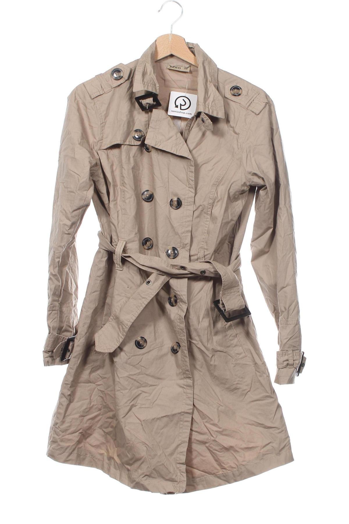 Damen Trenchcoat Janina, Größe XS, Farbe Beige, Preis 26,99 €