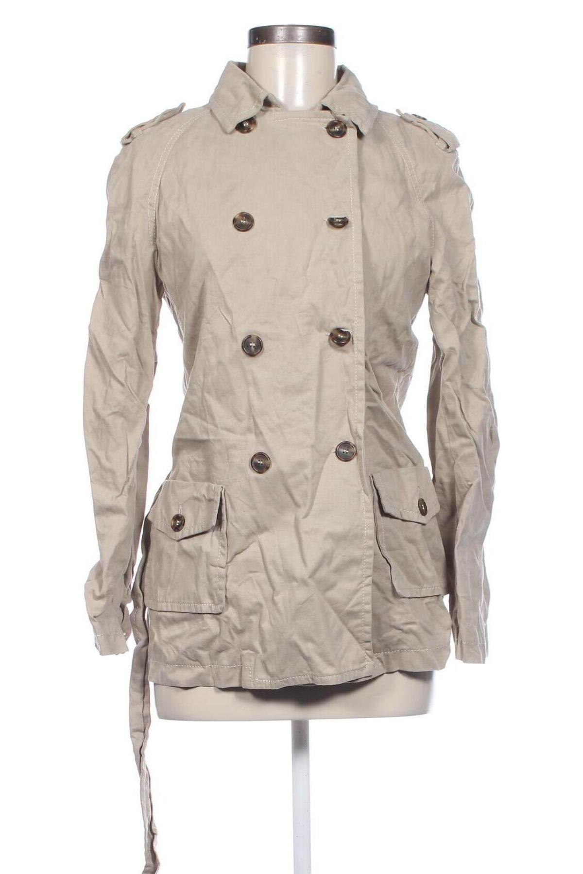 Trench de femei United Colors Of Benetton, Mărime L, Culoare Bej, Preț 158,99 Lei