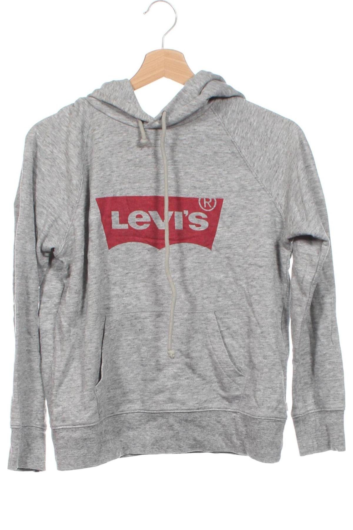 Дамски суичър Levi's, Размер XS, Цвят Сив, Цена 48,49 лв.