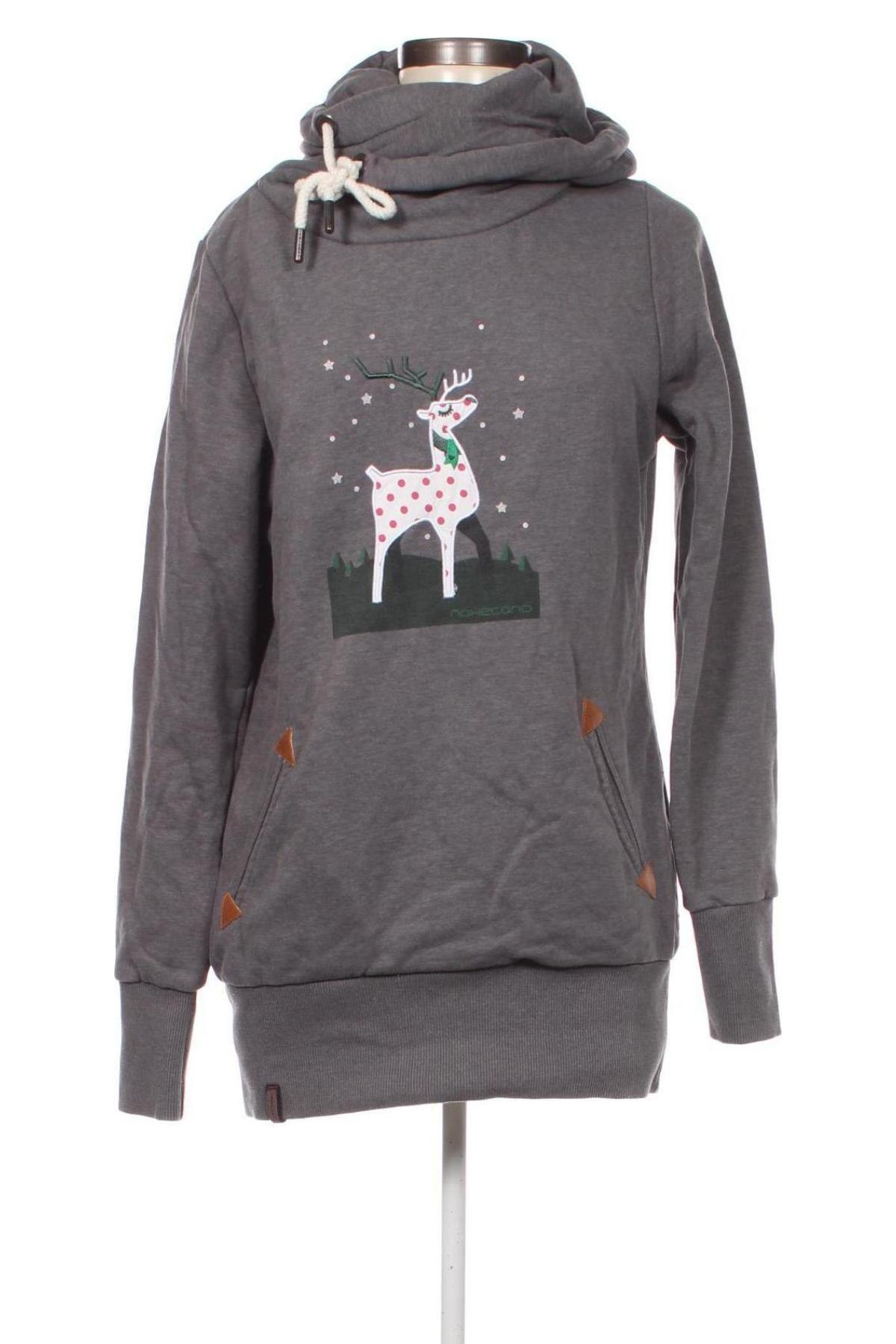 Damen Sweatshirt Naketano, Größe L, Farbe Grau, Preis € 30,99