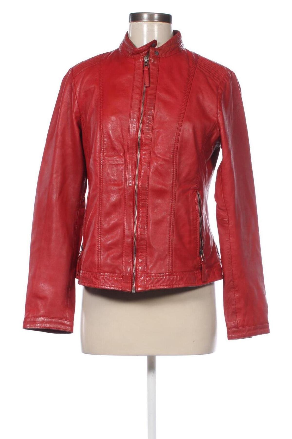 Damen Lederjacke 7 Eleven, Größe M, Farbe Rot, Preis € 67,99