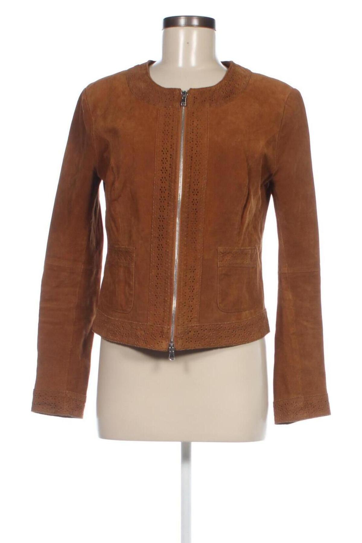 Damen Lederjacke Linea Tesini, Größe M, Farbe Braun, Preis € 68,49