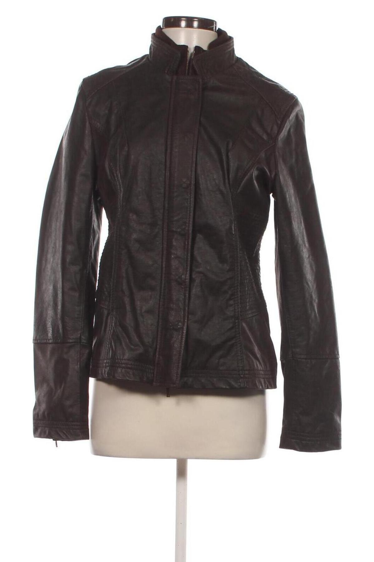 Damen Lederjacke Promod, Größe L, Farbe Braun, Preis € 84,38