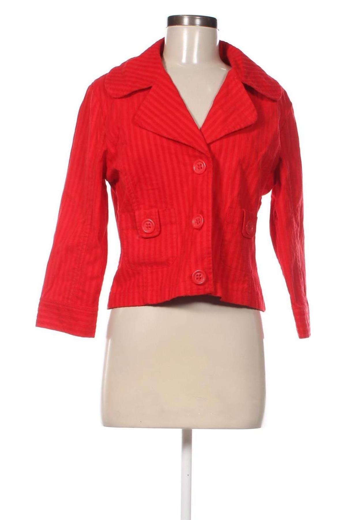 Damen Blazer Fransa, Größe L, Farbe Rot, Preis 24,49 €