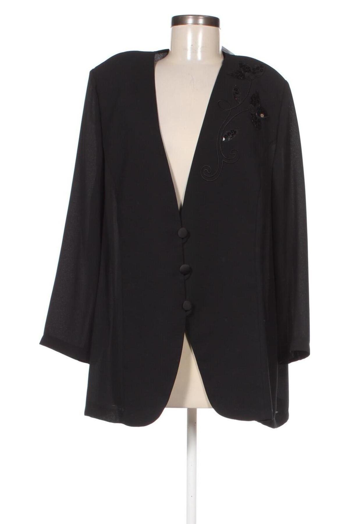 Damen Blazer Hermann Lange, Größe XXL, Farbe Schwarz, Preis € 24,99