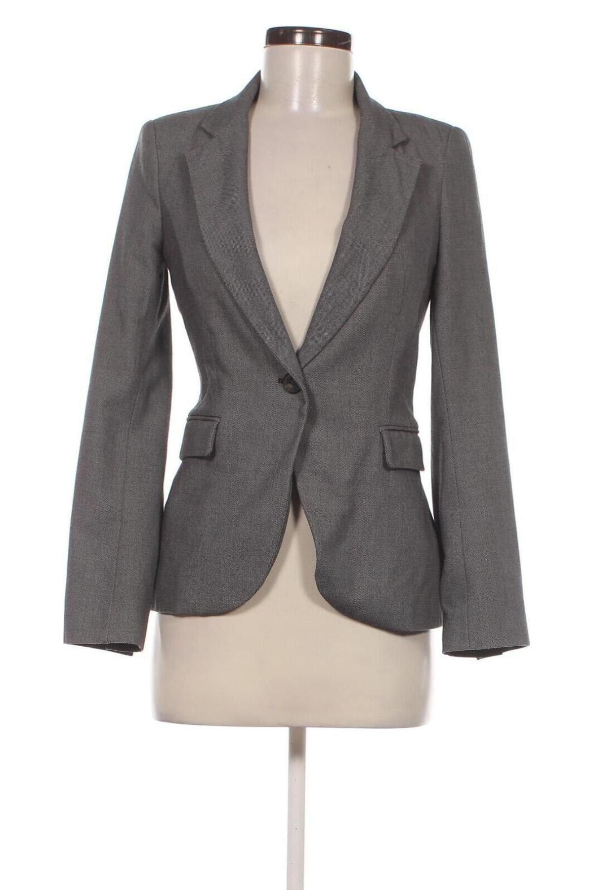 Damen Blazer Zara, Größe S, Farbe Grau, Preis 13,99 €