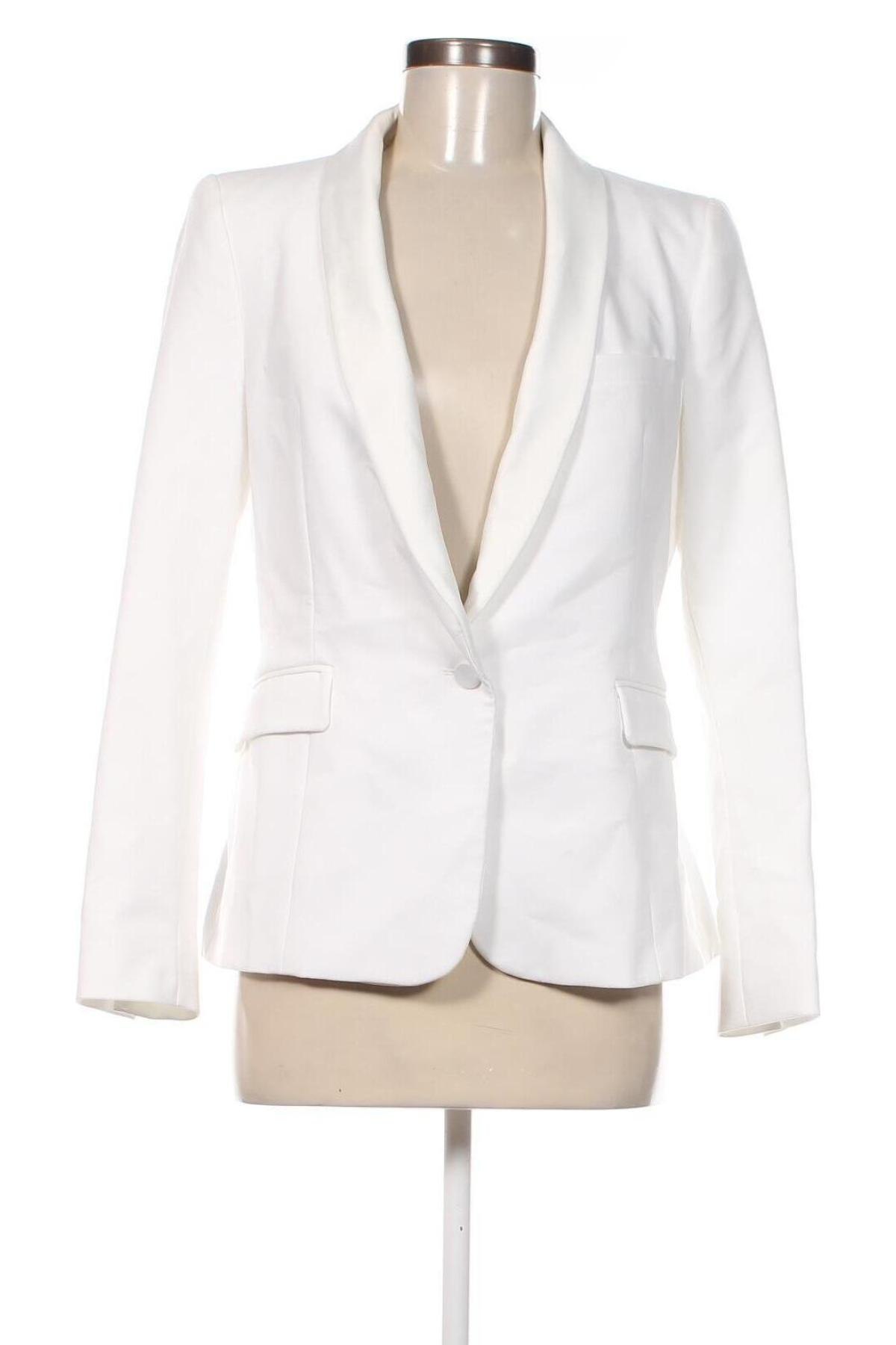 Damen Blazer Zara, Größe L, Farbe Weiß, Preis € 14,99