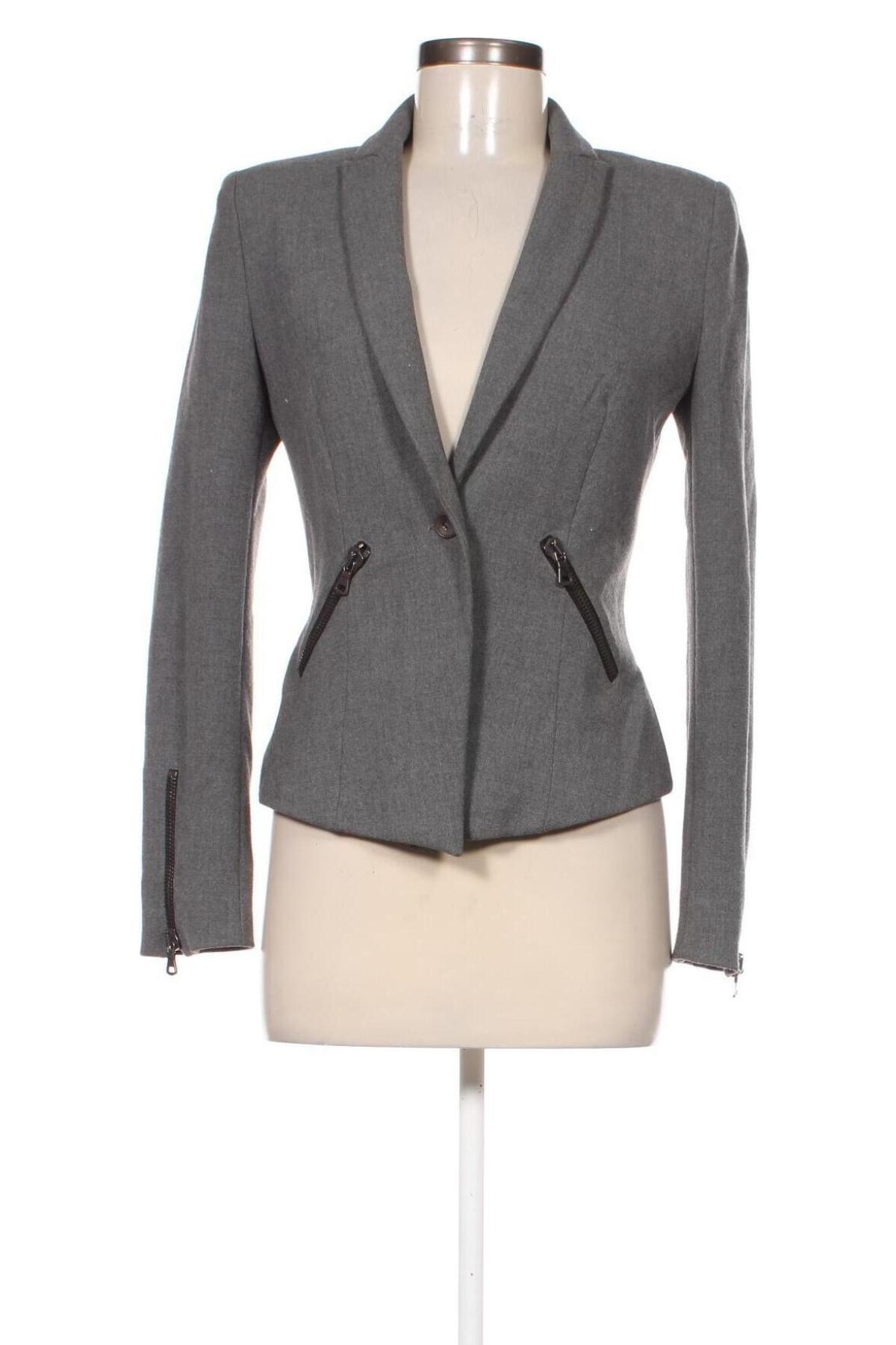 Damen Blazer Zara, Größe M, Farbe Grau, Preis € 15,99