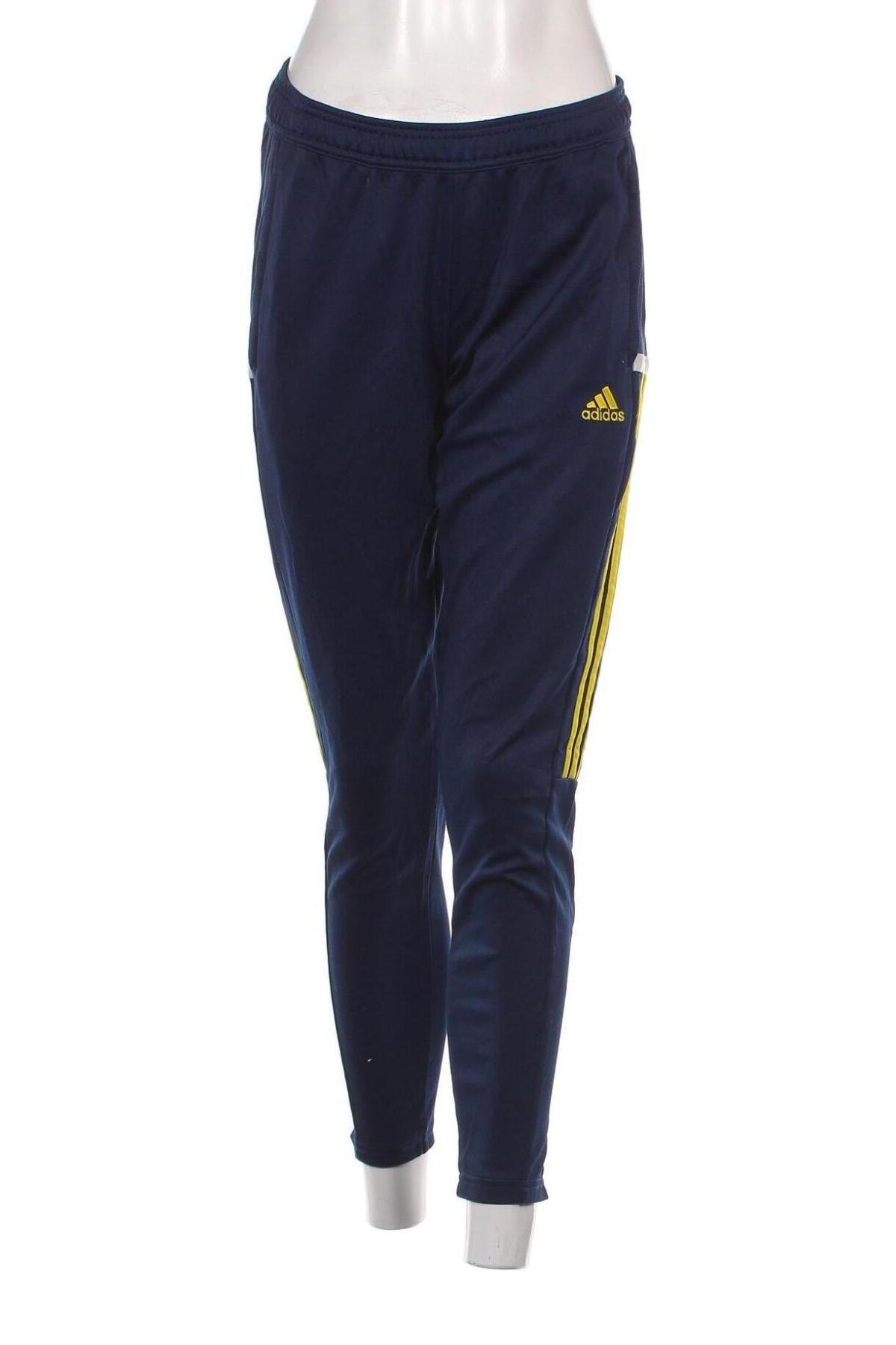 Pantaloni trening de femei Adidas, Mărime M, Culoare Albastru, Preț 134,99 Lei